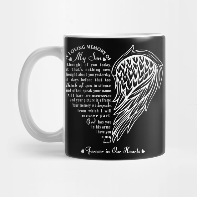 In Loving Memory of My Son by The Printee Co